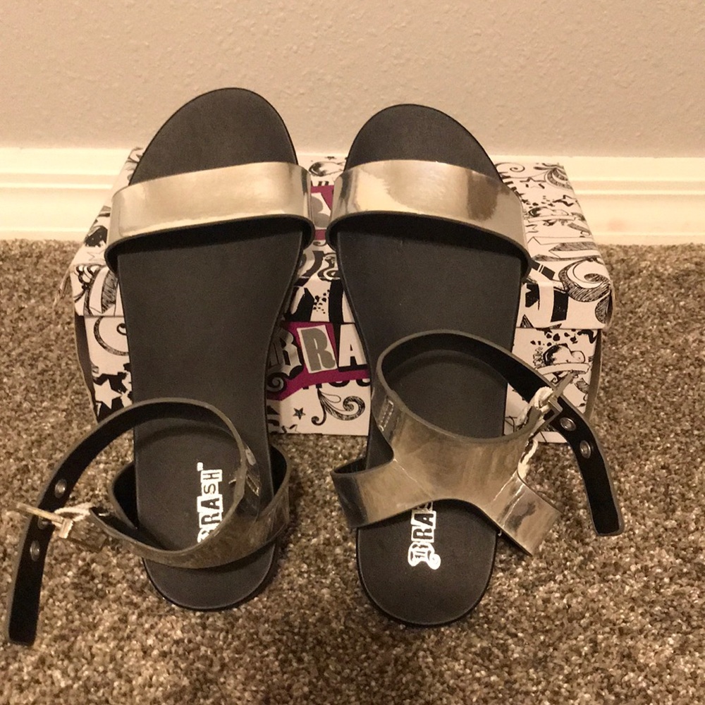 BN Brash silver Sandals.
